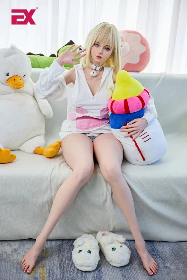Maya, blonde lolita with large breasts, 150cm tall, super realistic platinum-grade silicone doll.