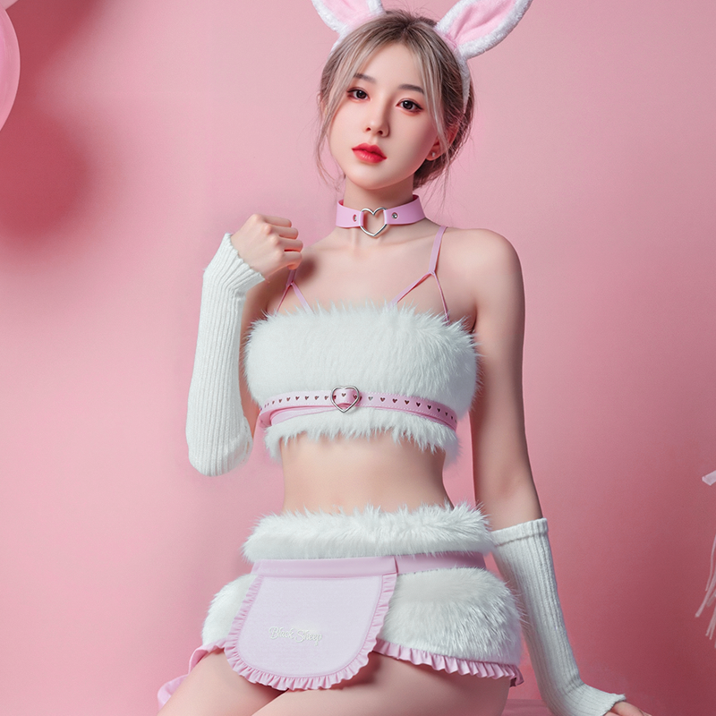 Fern E. Asian Pink Bunny Girl Realistic Silicone Sex Doll Series