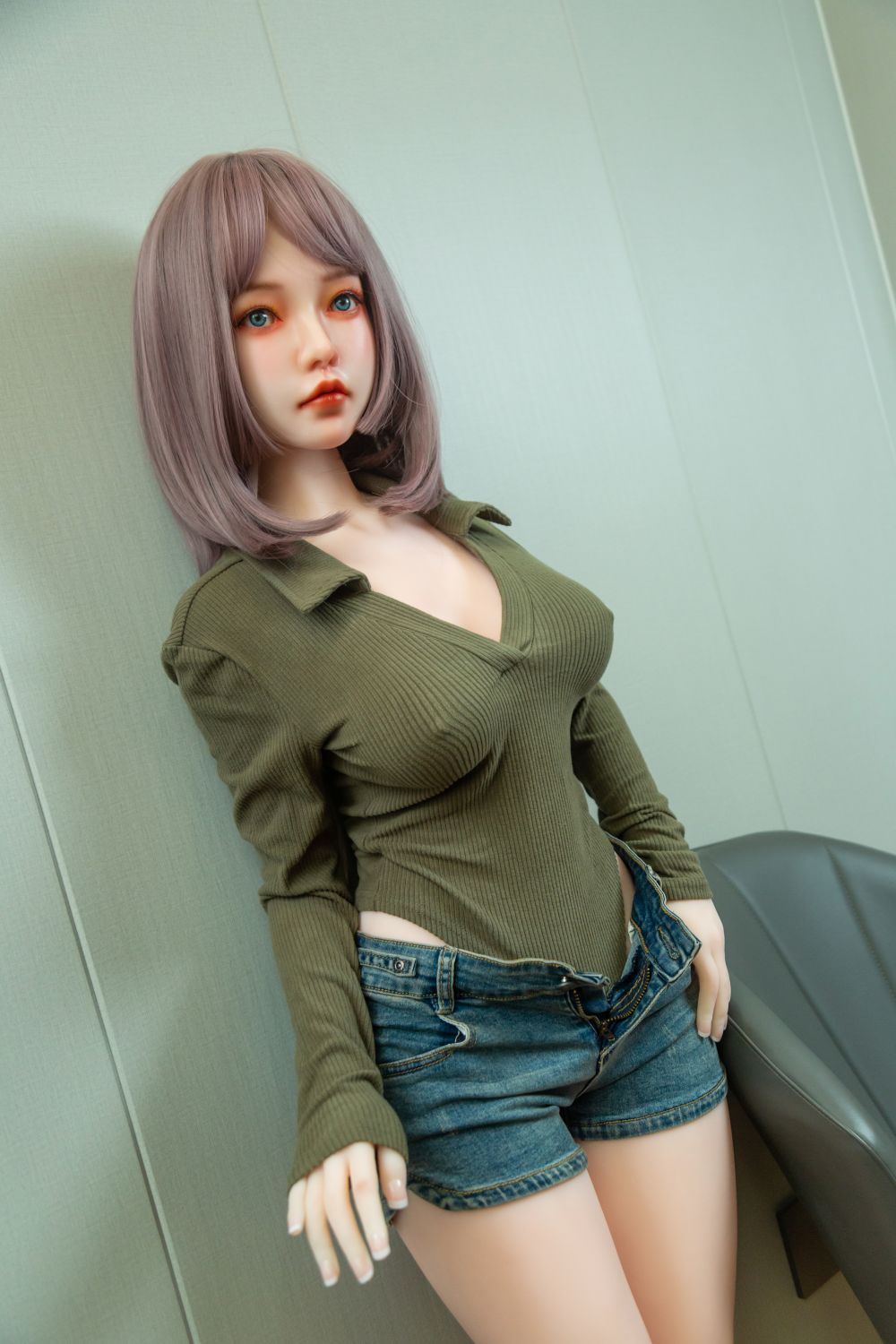 AQ-2 Momo 158cm C-Cup Organic Silicone PRO Lifesize Anime Style Female Doll