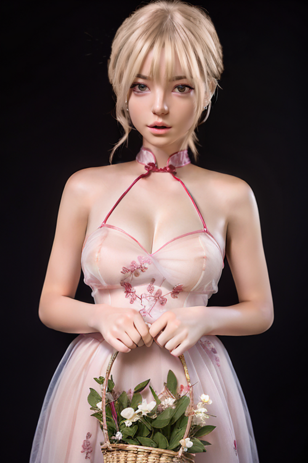 BW-1 Asian Silicone Sexy Big-Breasted Realistic Sex Doll (USA Stock)