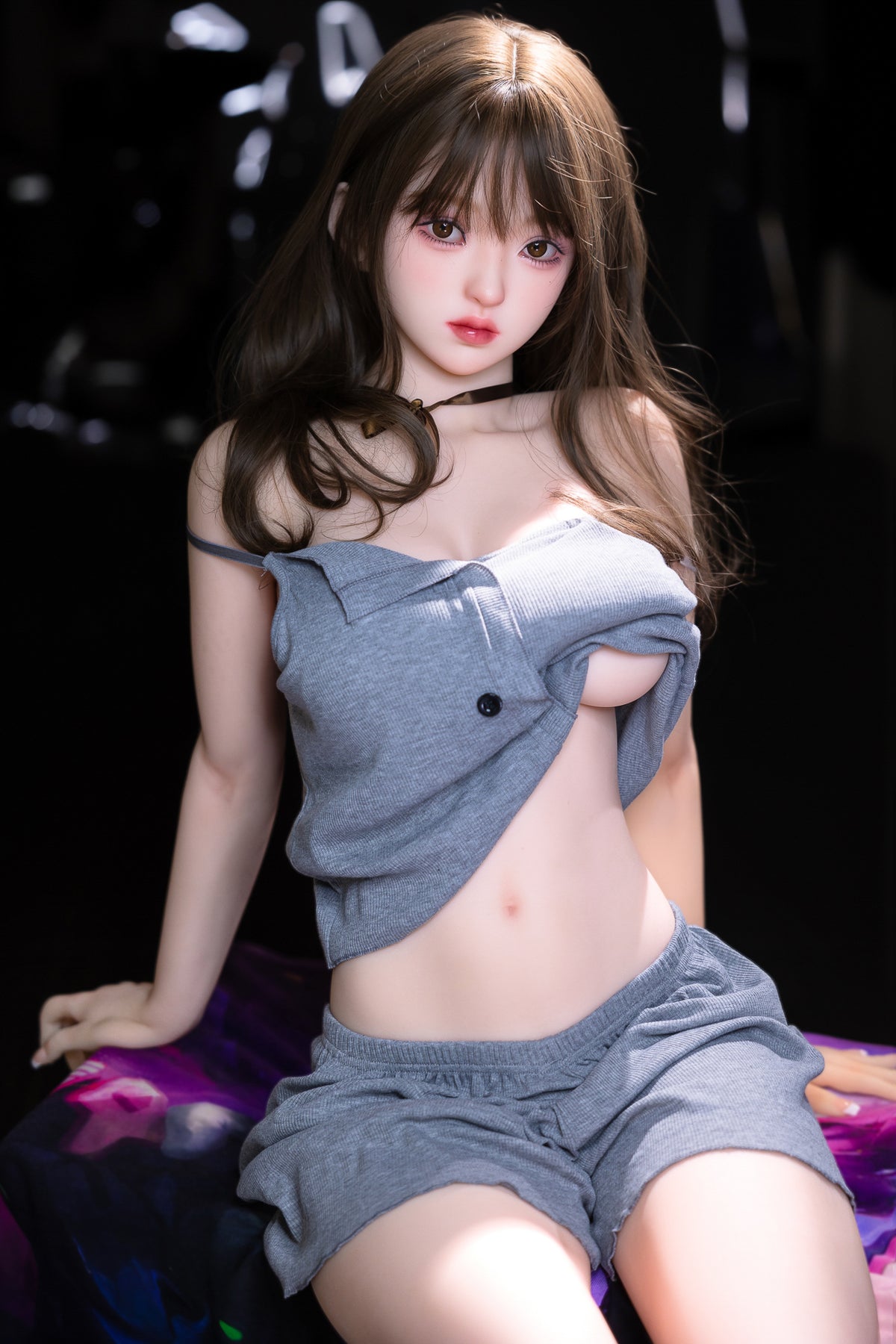 AX-2  Momo 158cm E-Cup Organic Silicone PRO Lifesize Lazy Home Style Female Doll