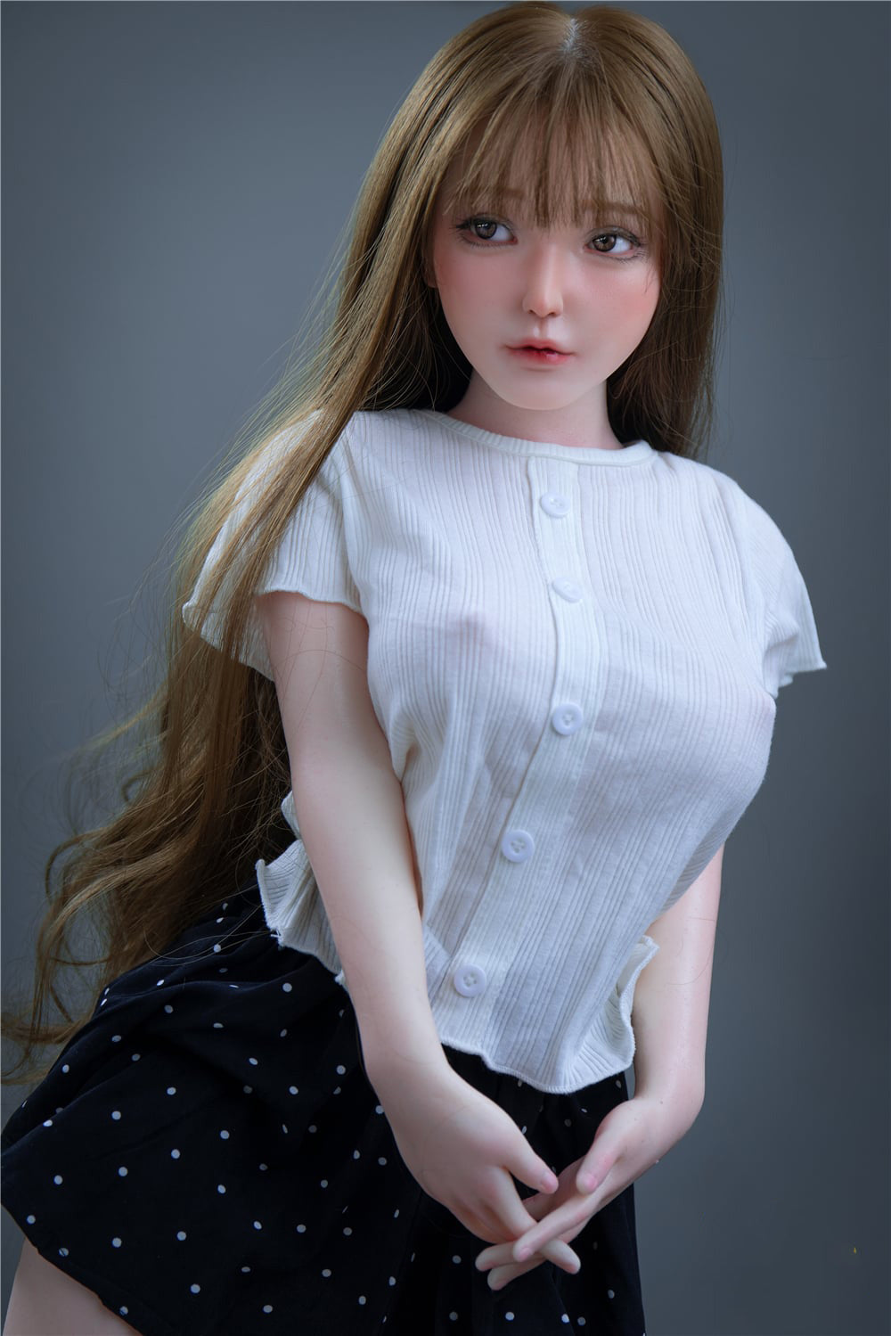 AS-2  Aoi 159cm D-Cup Organic Silicone PRO Lifesize Pure Japanese Style Female Doll