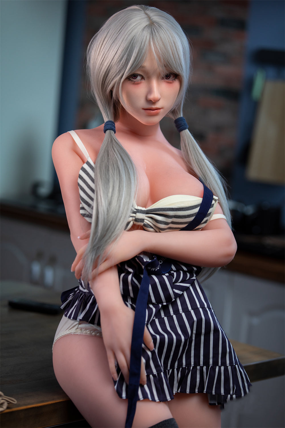 AT-2  Yuki 160cm D-Cup Organic Silicone PRO Lifesize Anime Housewife Style Female Doll