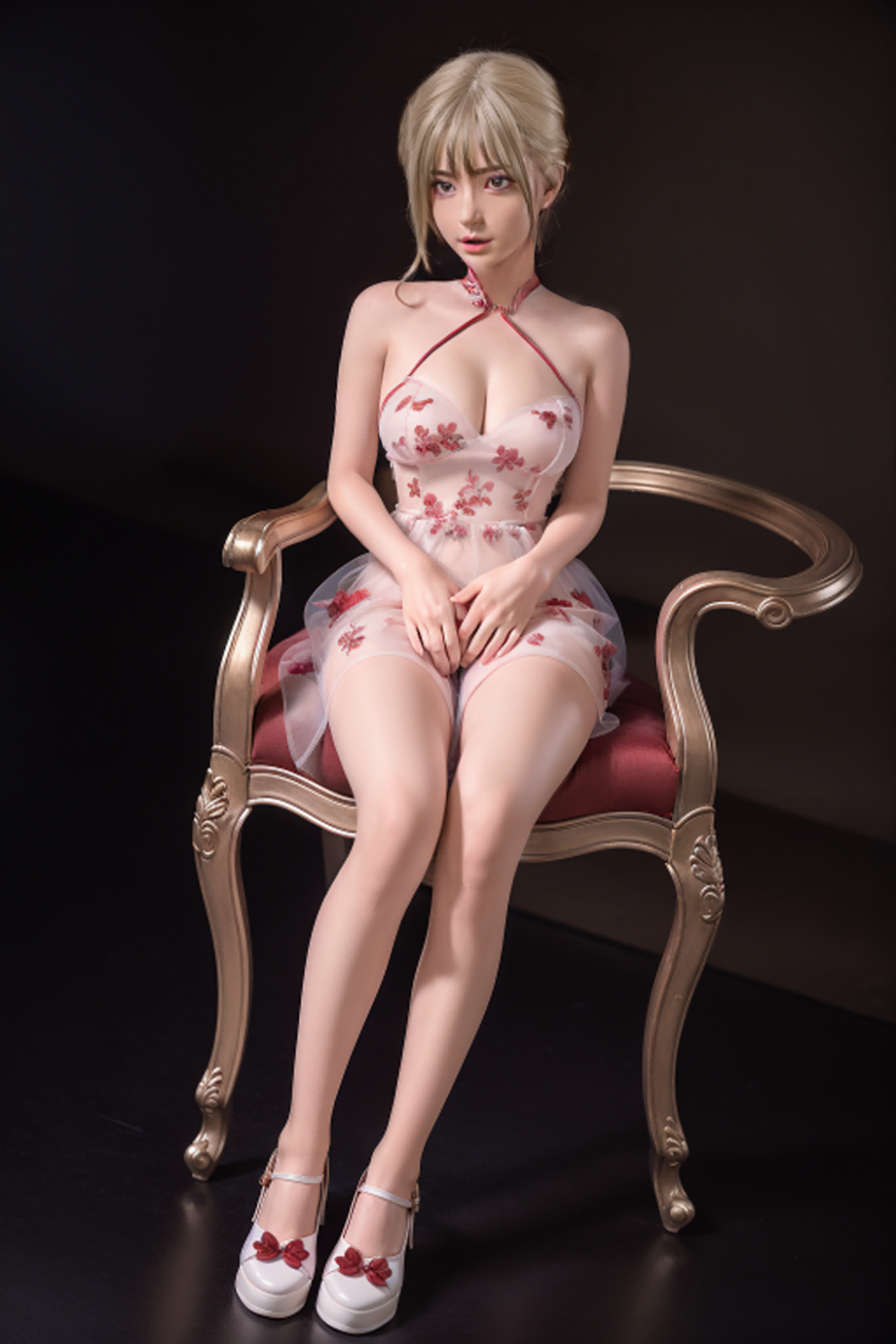 BW-1 Asian Silicone Sexy Big-Breasted Realistic Sex Doll (USA Stock)