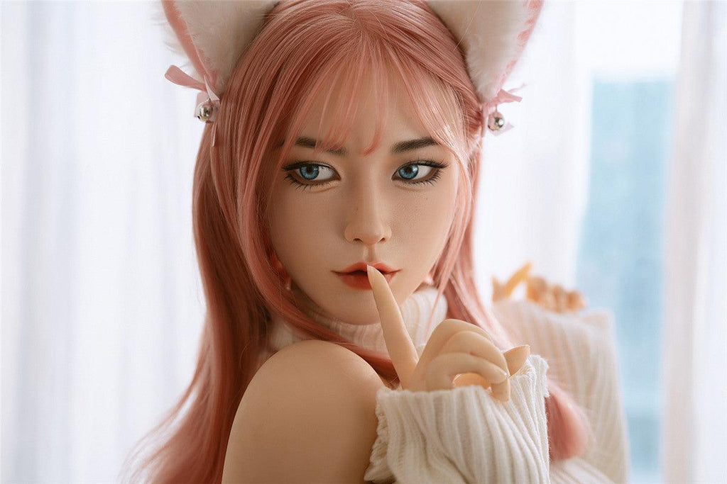 BX-1 Asian Cat-Ear Silicone Sexy Big-Breasted Realistic Sex Doll (USA Stock)