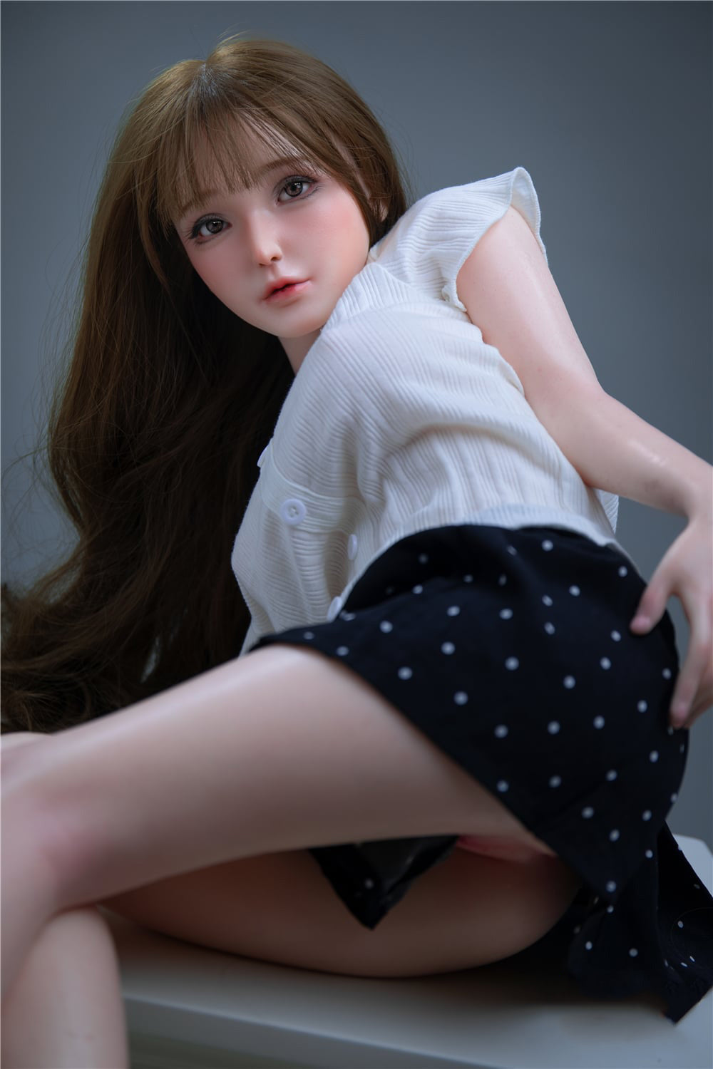 AS-2  Aoi 159cm D-Cup Organic Silicone PRO Lifesize Pure Japanese Style Female Doll