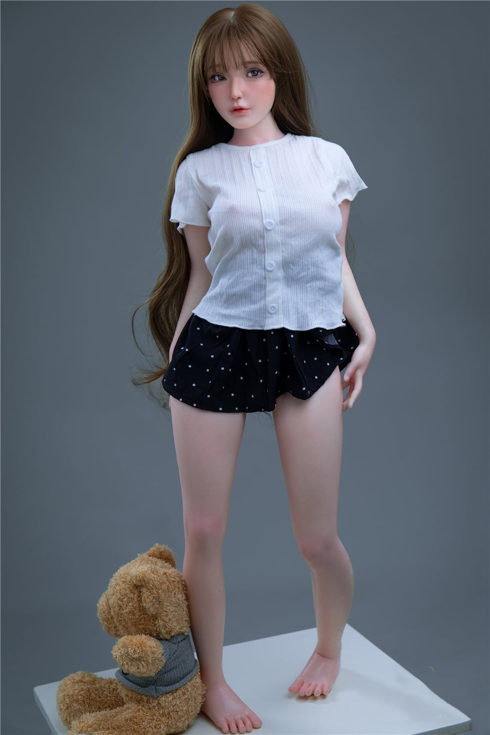 AS-2  Aoi 159cm D-Cup Organic Silicone PRO Lifesize Pure Japanese Style Female Doll