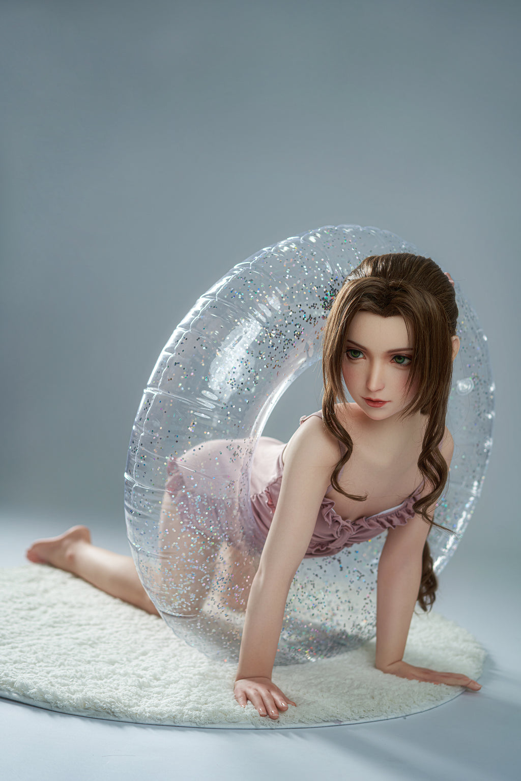 AH-2 Aerith 150cm A-Cup TPE Lifesize Game Anime Style Realistic Female Doll