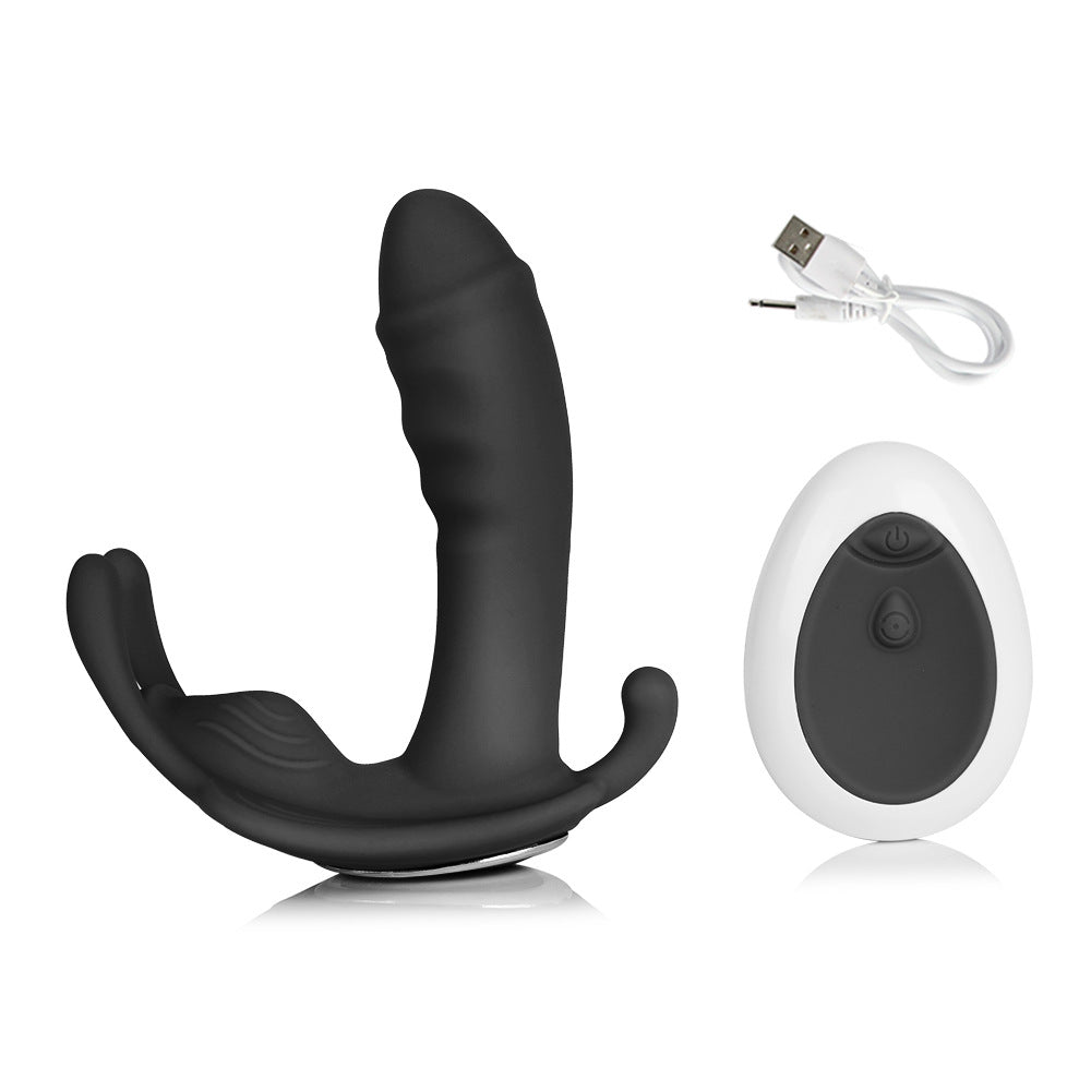 Wireless Remote Control Wearable Vibrator, Body Safe Silicone Massager