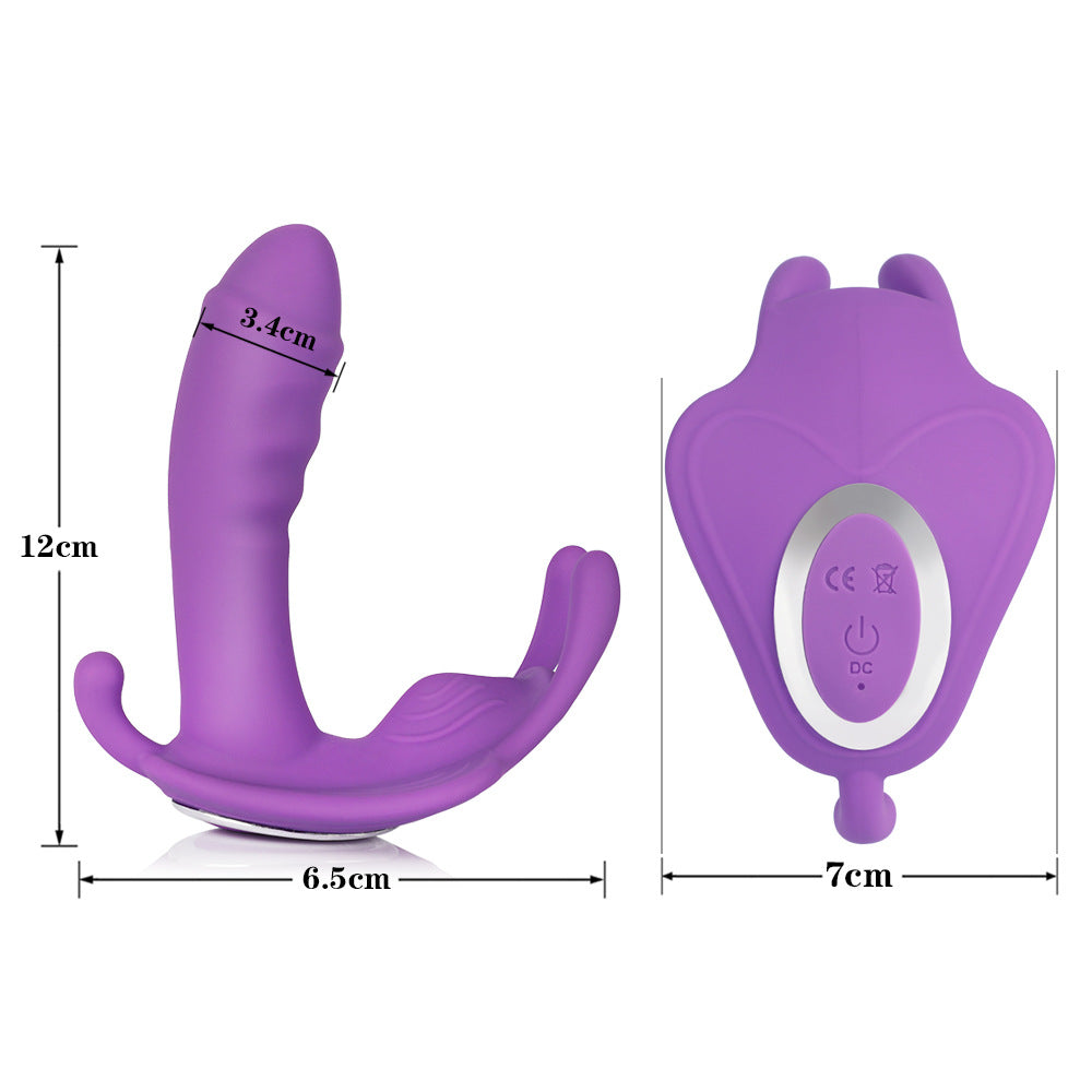 Wireless Remote Control Wearable Vibrator, Body Safe Silicone Massager