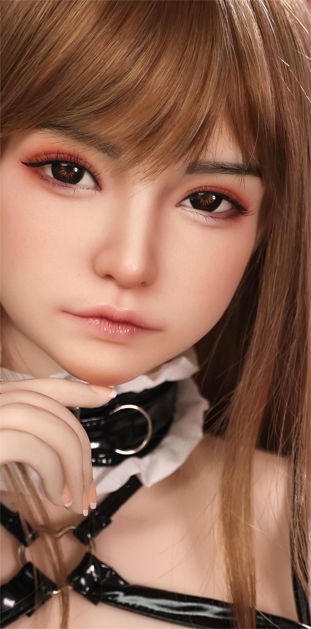 AH-6  E Cup Japanese Anime Little Devil Cosplay Style Lifesize Companion Doll Realistic Silicone Head TPE Body
