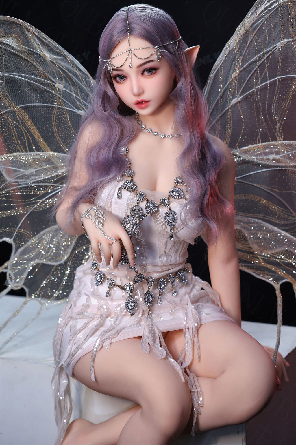 AU-2  Elf Lila 161cm D-Cup Organic Silicone PRO Lifesize Fantasy Elf Style Female Doll