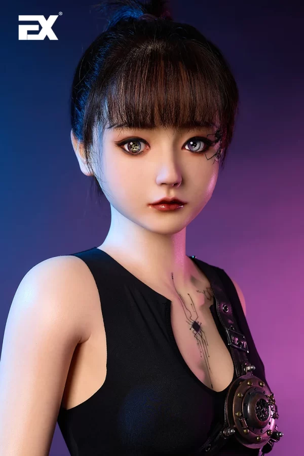 Ruby, a 150cm tall, ultra-realistic platinum-grade silicone sex doll.