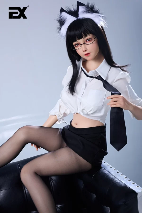 Lily, a 150cm tall, ultra-realistic platinum-grade silicone sex doll, is like a girl next door.
