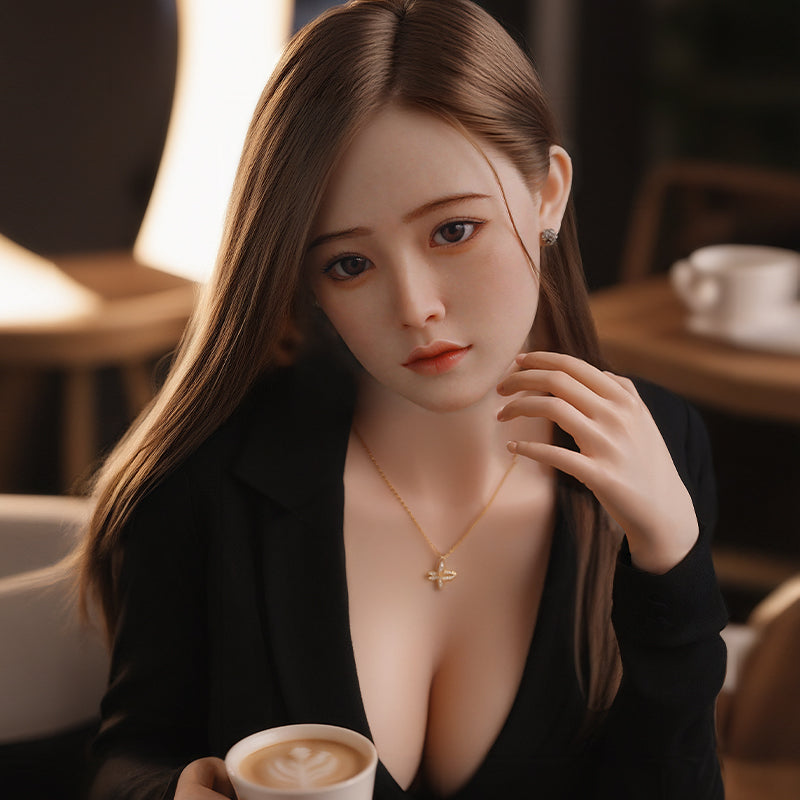 Beth U. Asian Long Hair C-Cup Realistic Silicone Sex Doll Series