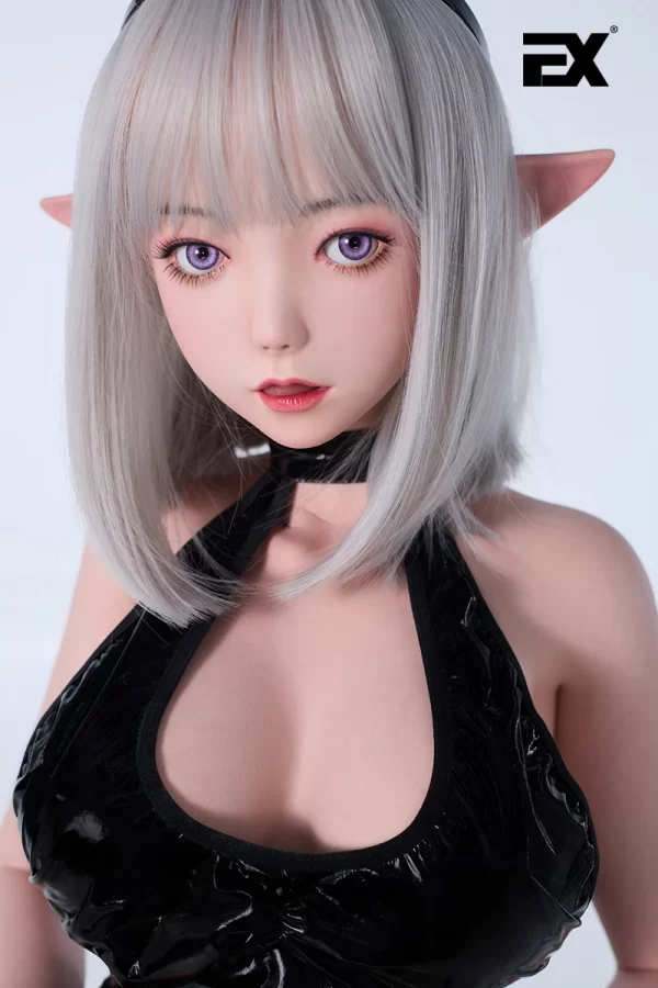 This bunny girl is 150 centimeters tall and is a lifelike platinum-grade silicone doll.