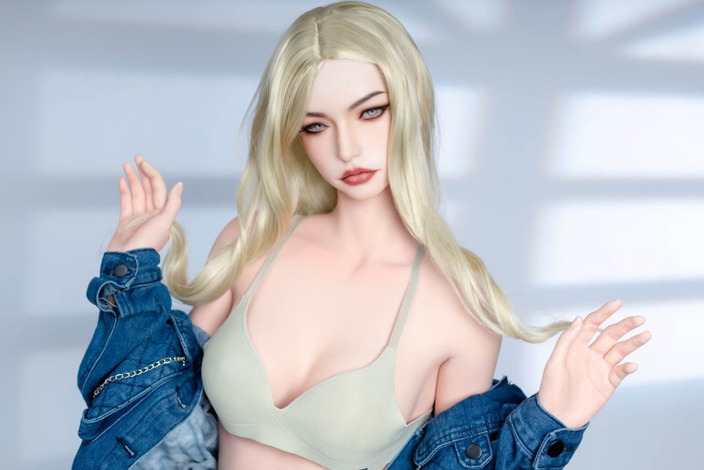 AL-3 Freya 155cm E-Cup Silicone Lifesize Blonde Western Style Full Body Poseable Companion Doll