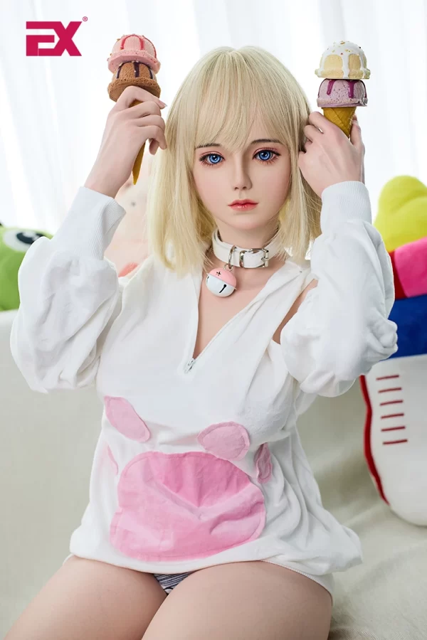 Maya, blonde lolita with large breasts, 150cm tall, super realistic platinum-grade silicone doll.
