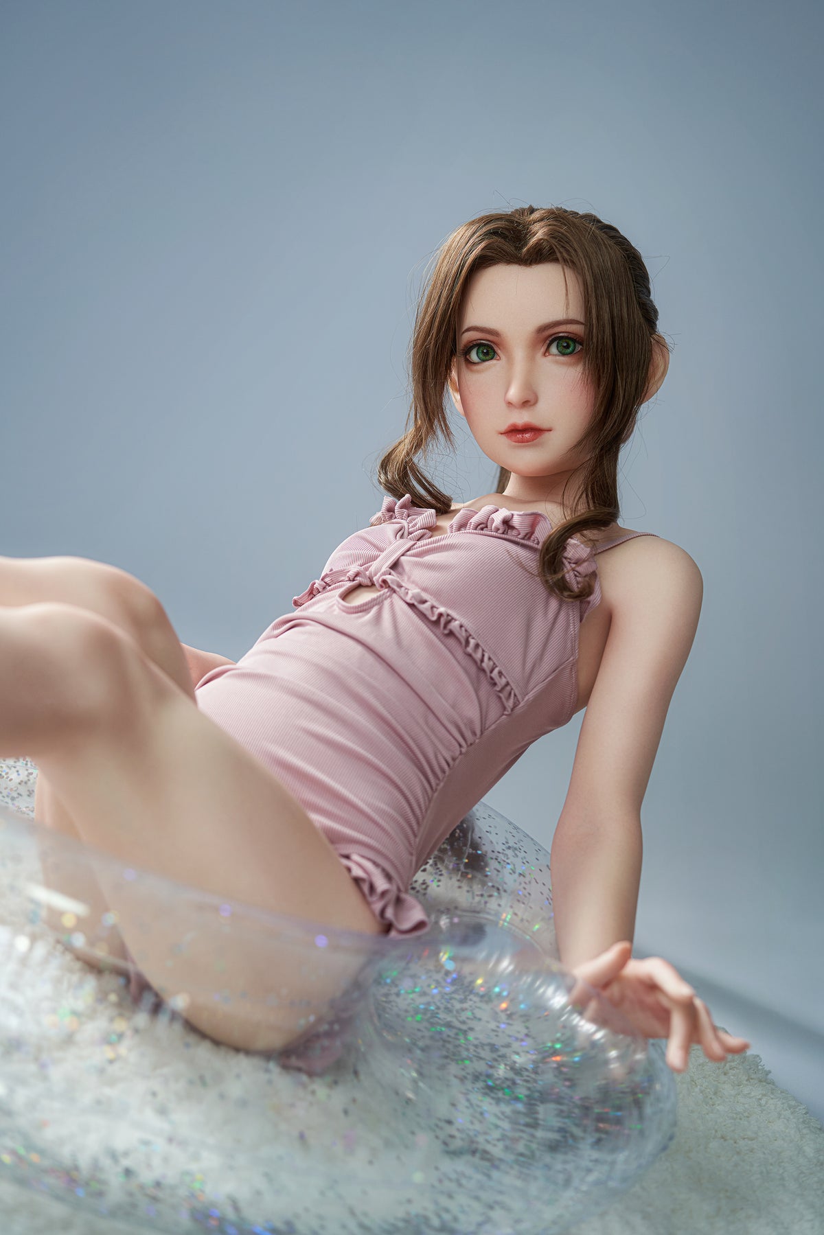 AH-2 Aerith 150cm A-Cup TPE Lifesize Game Anime Style Realistic Female Doll