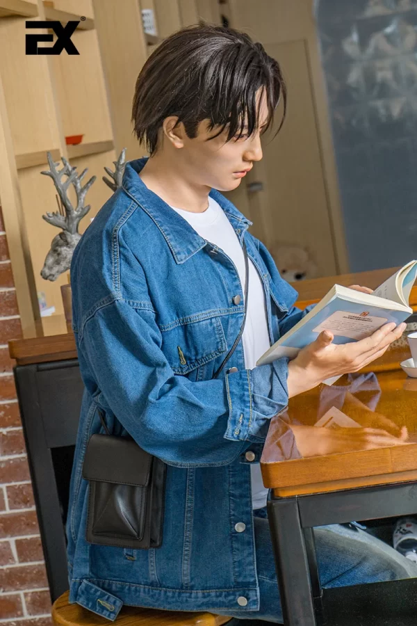 Kevin, an urban boy, with a 12cm penis, is a super-realistic full-body platinum-grade silicone sex doll.
