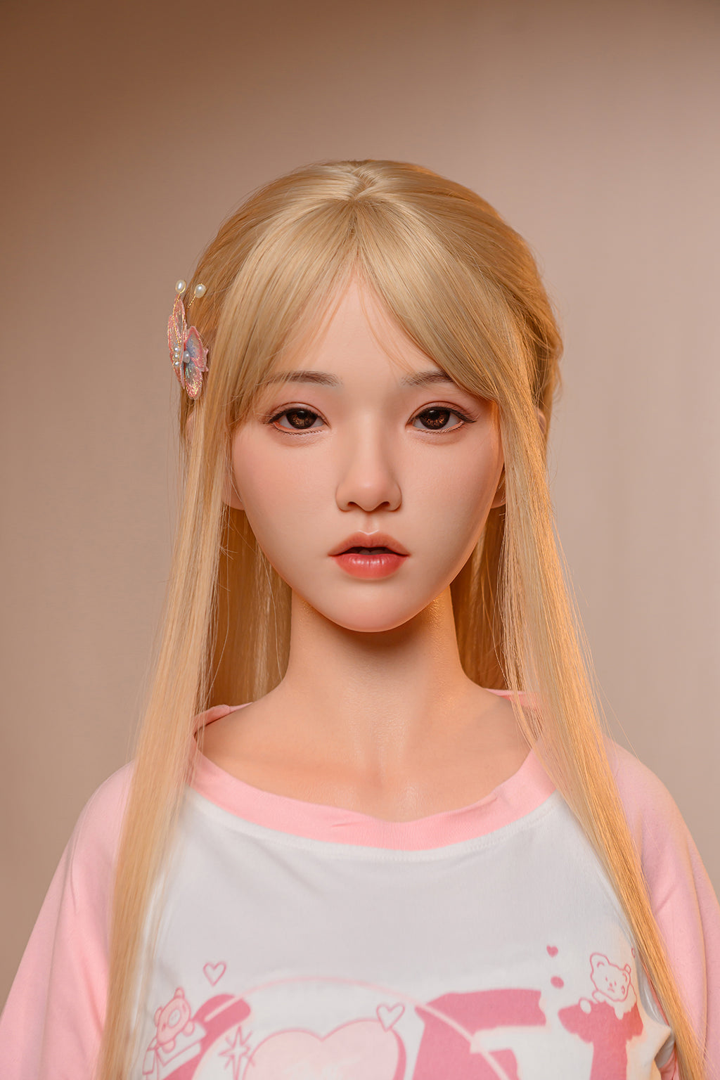 AS-3   Chloe  G-Cup Silicone Lifesize Sweet Girl Style Pink Outfit Full Body Poseable Companion Doll