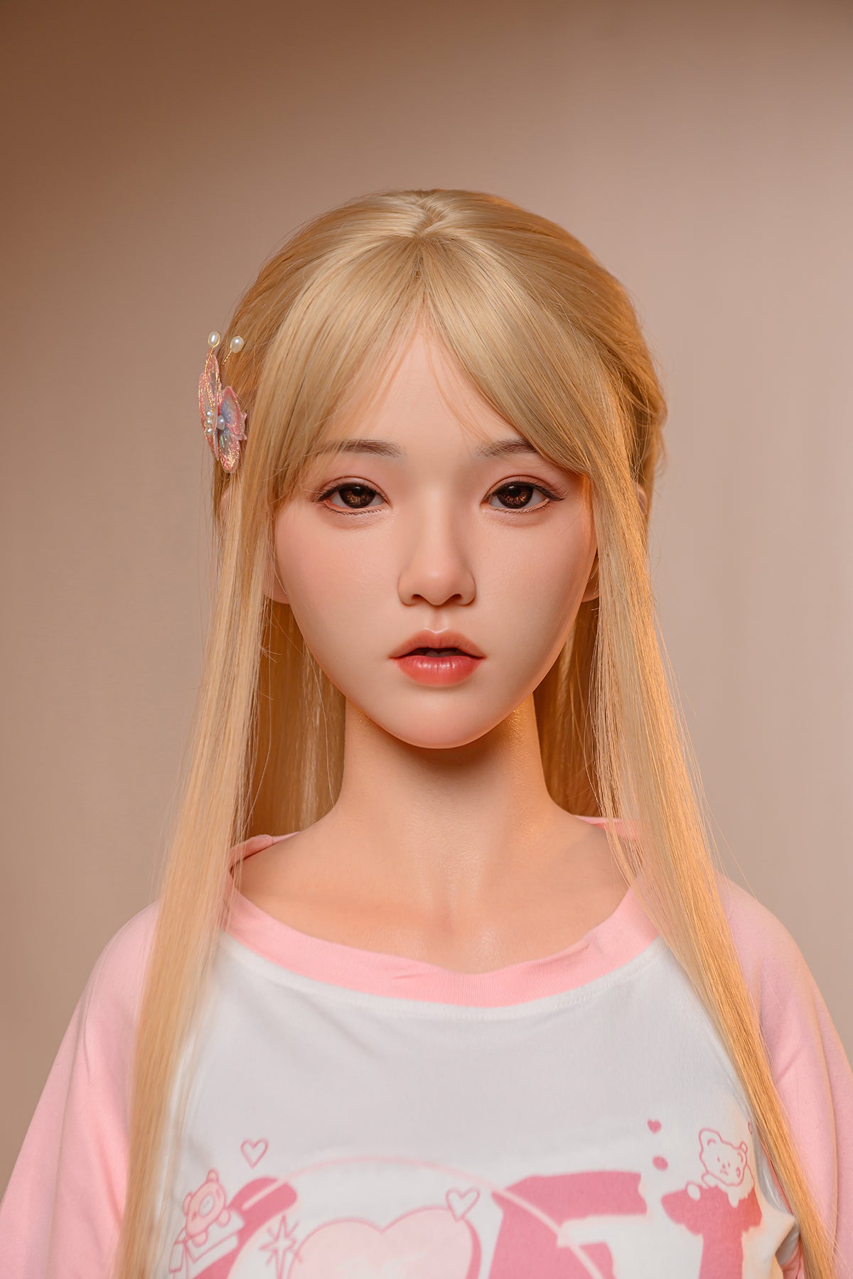 AS-3   Chloe  G-Cup Silicone Lifesize Sweet Girl Style Pink Outfit Full Body Poseable Companion Doll