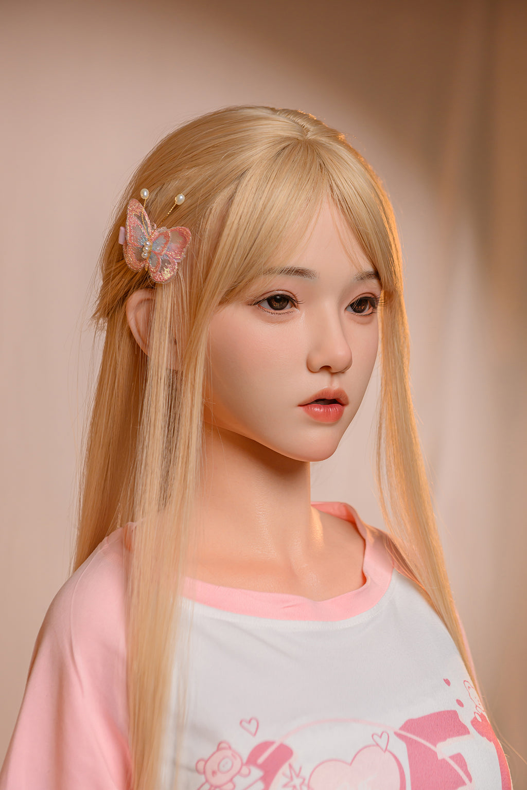 AS-3   Chloe  G-Cup Silicone Lifesize Sweet Girl Style Pink Outfit Full Body Poseable Companion Doll