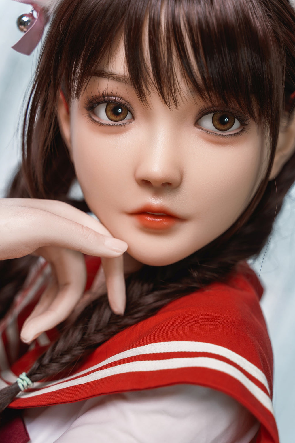 AE-3  Neko 155cm E-Cup Organic Silicone PRO Lifesize Anime JK Neko Style Female Doll