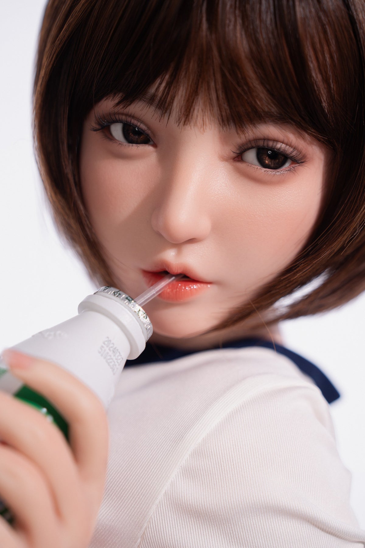 AN-3  Aoi  D-Cup Silicone Lifesize Japanese Sport Short Hair Full Body Poseable Companion Doll