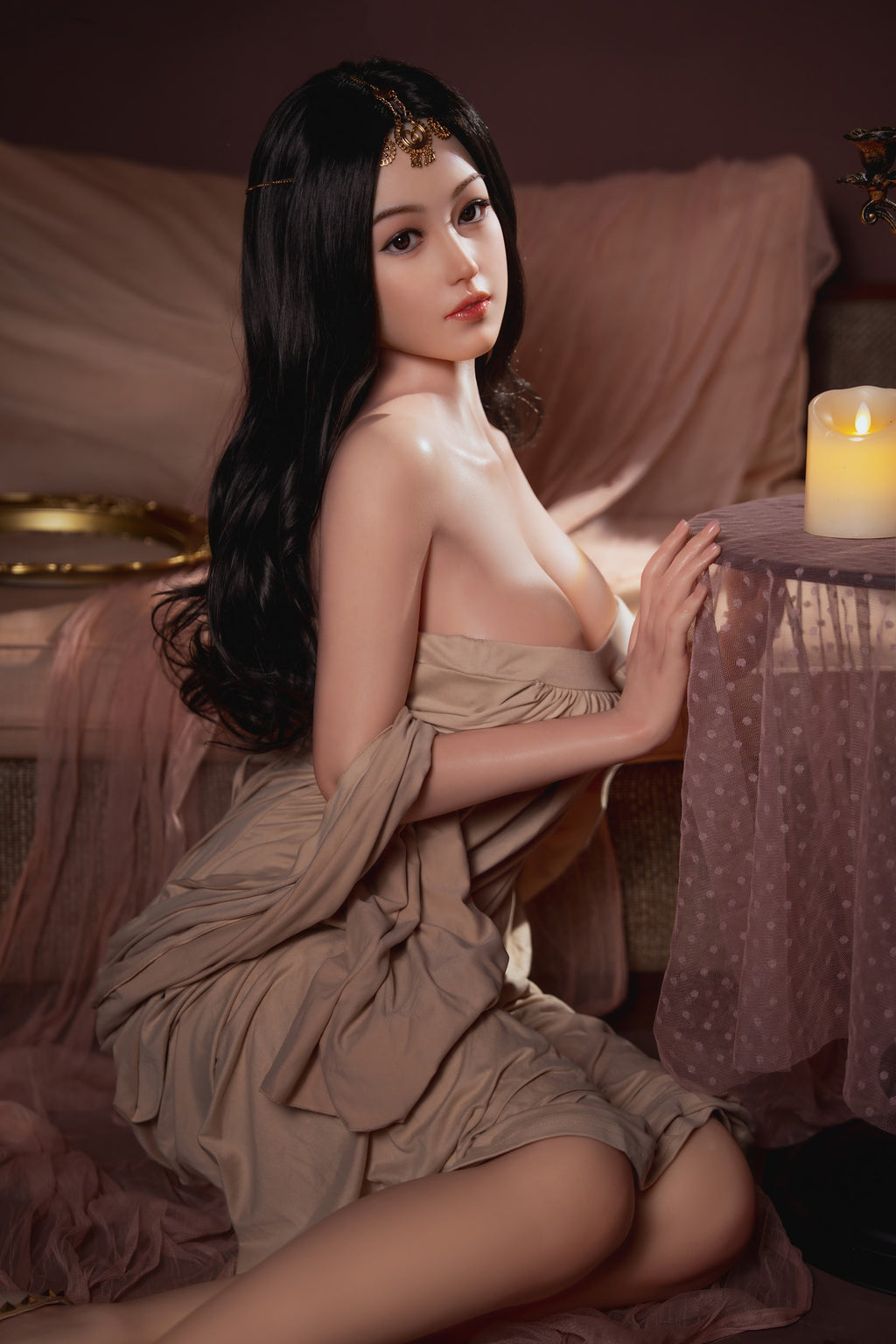 AF-3  Realistic Full Size Silicone Sex Doll Greek Goddess Outfit Lifelike TPE Adult Doll