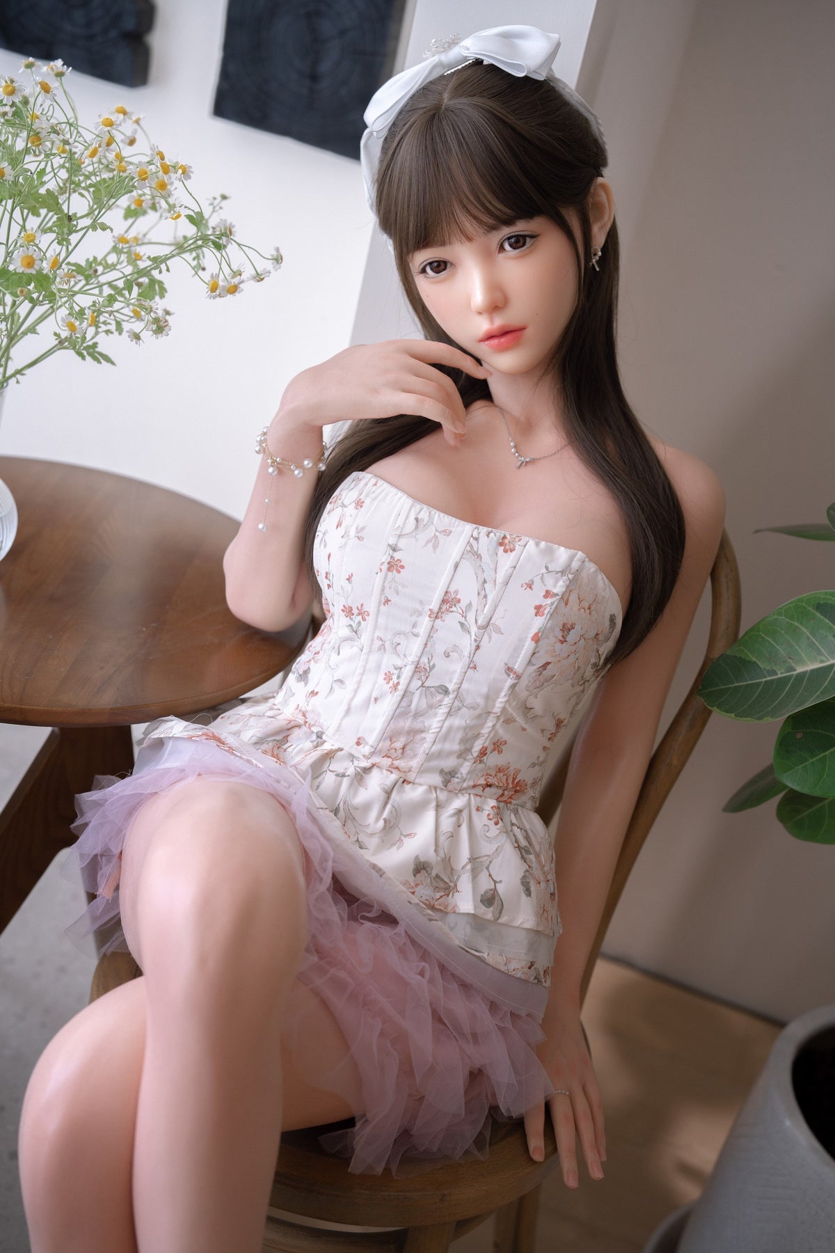 AE-6  Muei 155cm Life-Sized Companion Doll Realistic Silicone Head TPE Body