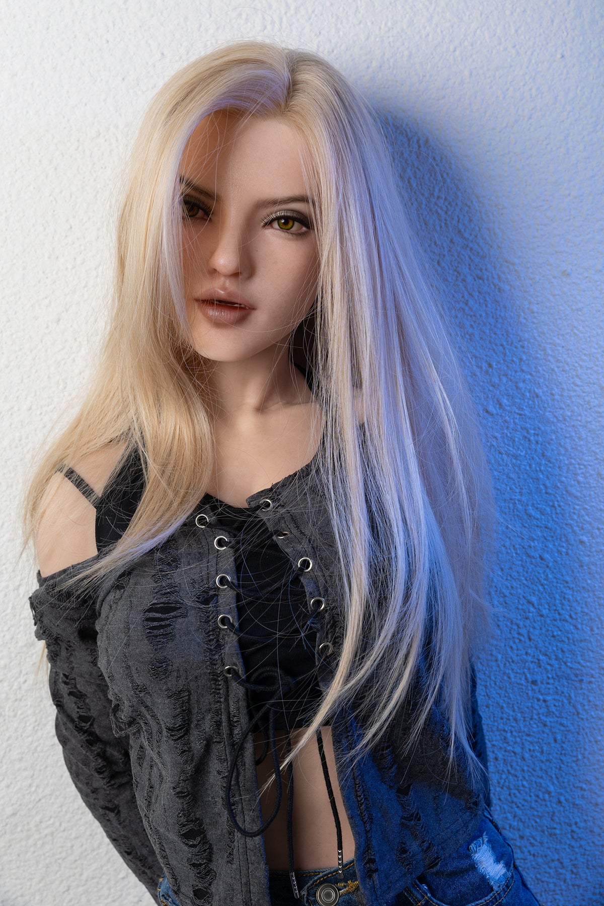 AA-3 Britney 163cm C-Cup Organic Silicone PRO Lifesize Punk Western Style Female Doll
