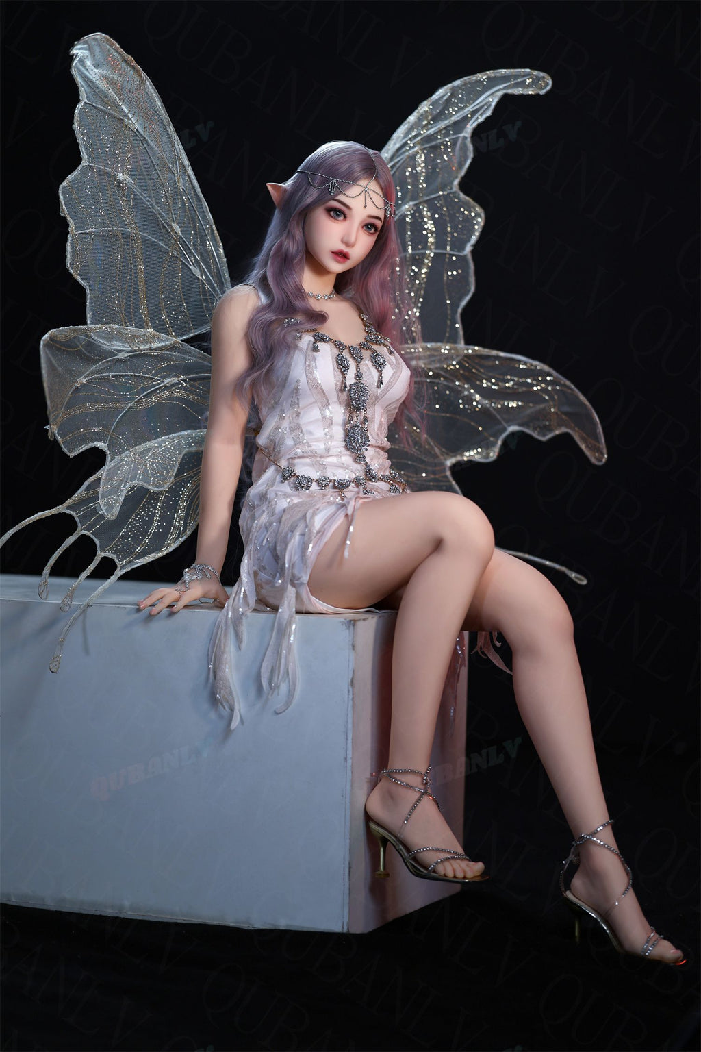 AU-2  Elf Lila 161cm D-Cup Organic Silicone PRO Lifesize Fantasy Elf Style Female Doll