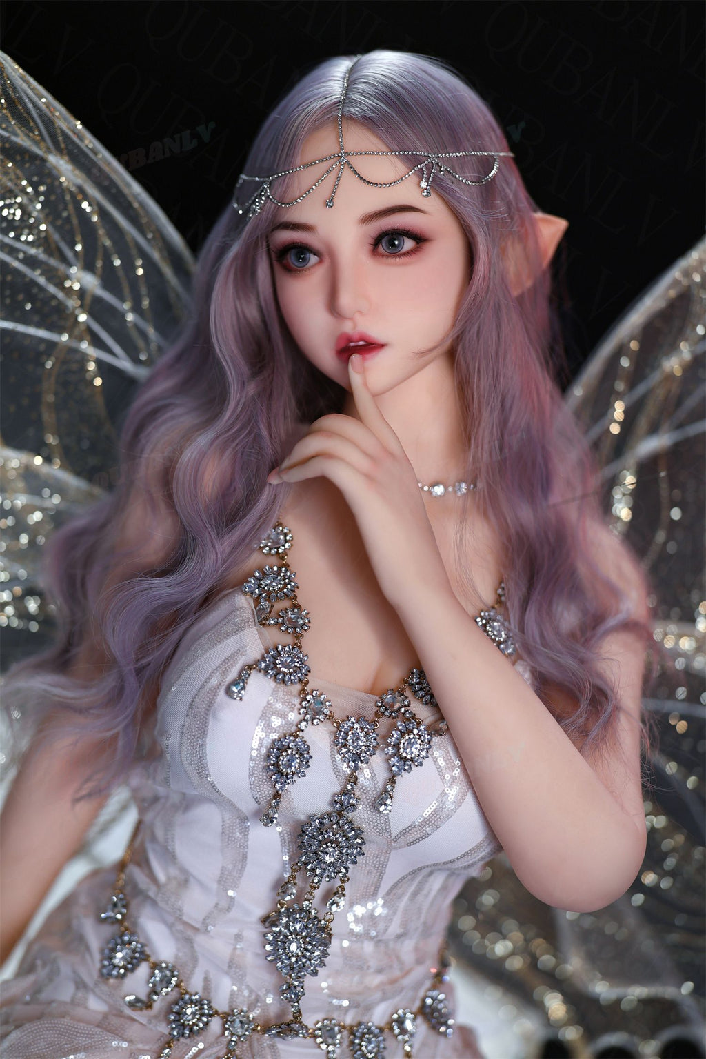 AU-2  Elf Lila 161cm D-Cup Organic Silicone PRO Lifesize Fantasy Elf Style Female Doll
