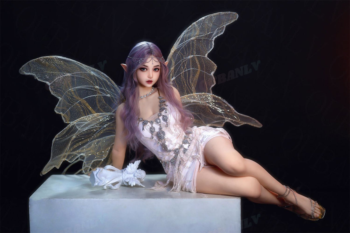 AU-2  Elf Lila 161cm D-Cup Organic Silicone PRO Lifesize Fantasy Elf Style Female Doll