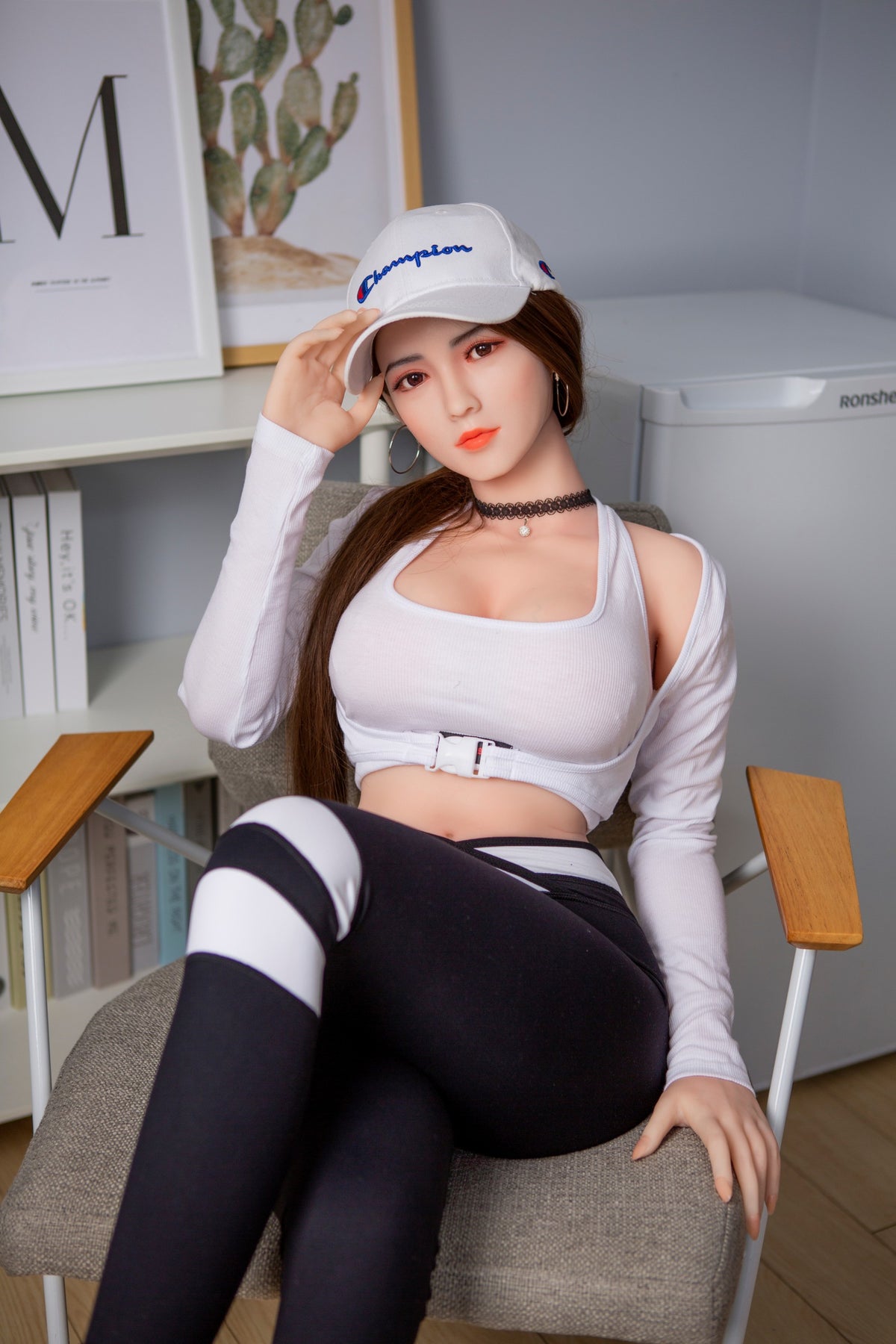 AK-3 Kira 158cm F-Cup Silicone Lifesize Sporty Long Ponytail Full Body Poseable Companion Doll