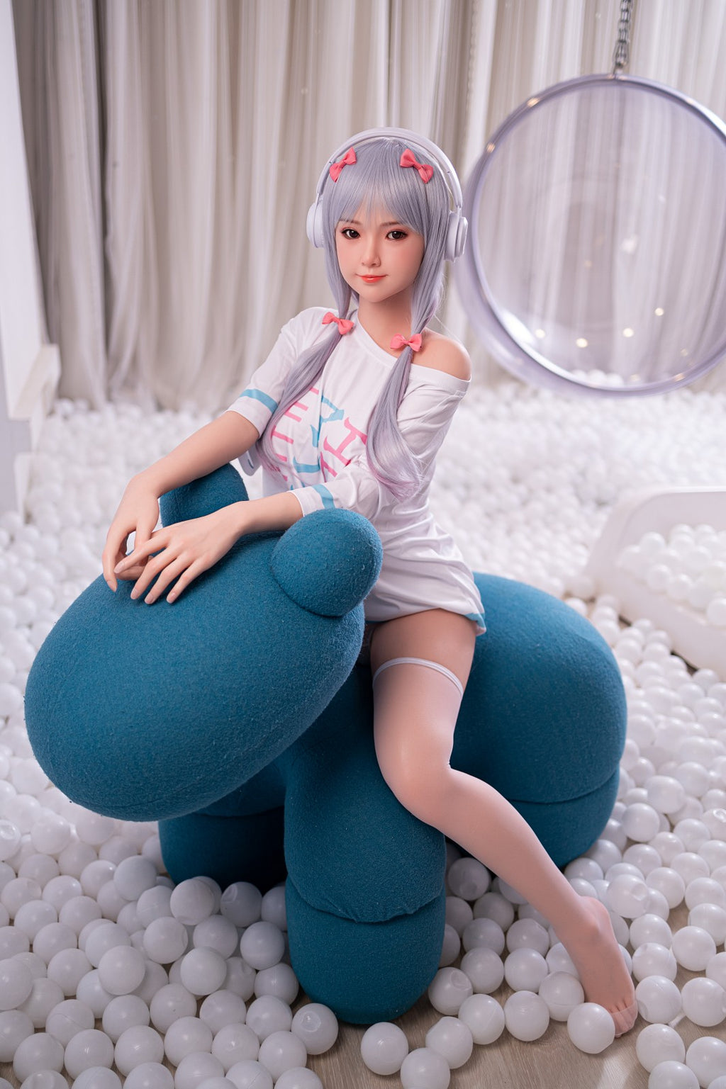 AG-3  Sagiri 152cm D-Cup Silicone Lifesize Anime Twin Tail Full Body Poseable Companion Doll