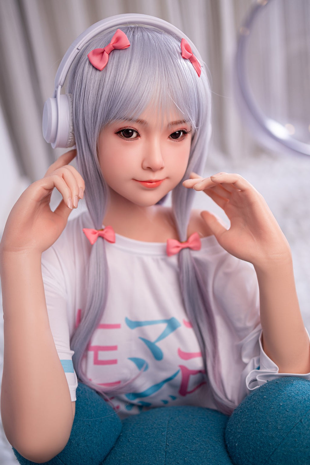AG-3  Sagiri 152cm D-Cup Silicone Lifesize Anime Twin Tail Full Body Poseable Companion Doll