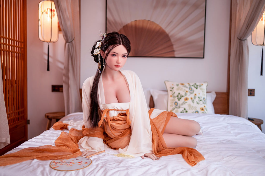 AI-3  Suyin 156cm E-Cup Silicone Lifesize Ancient Chinese Hanfu Full Body Poseable Companion Doll