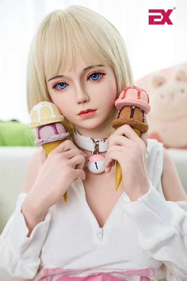 Maya, blonde lolita with large breasts, 150cm tall, super realistic platinum-grade silicone doll.