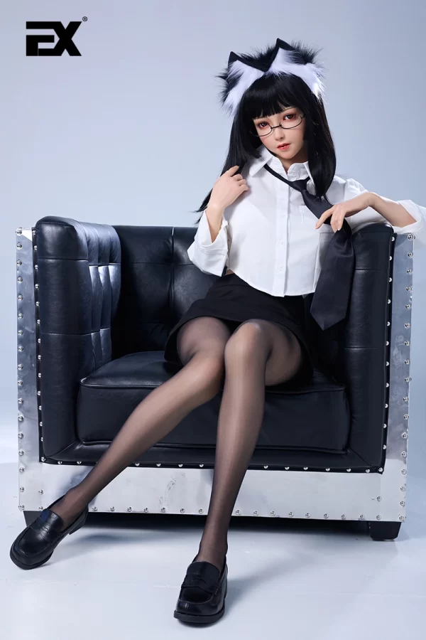 Lily, a 150cm tall, ultra-realistic platinum-grade silicone sex doll, is like a girl next door.