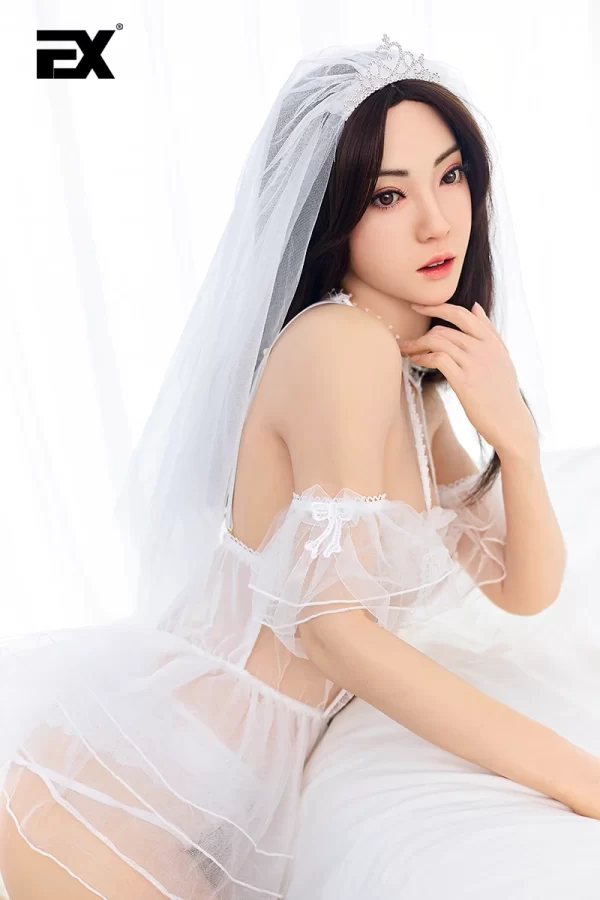 Jie, Brown-haired Bride, Full-body Silicone Sex Doll