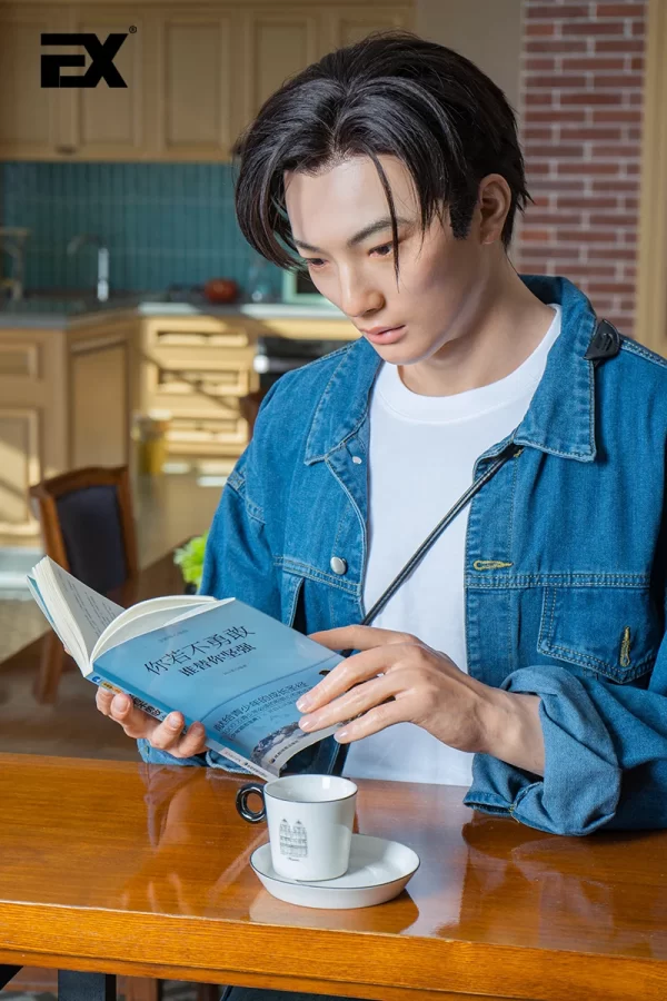 Kevin, an urban boy, with a 12cm penis, is a super-realistic full-body platinum-grade silicone sex doll.