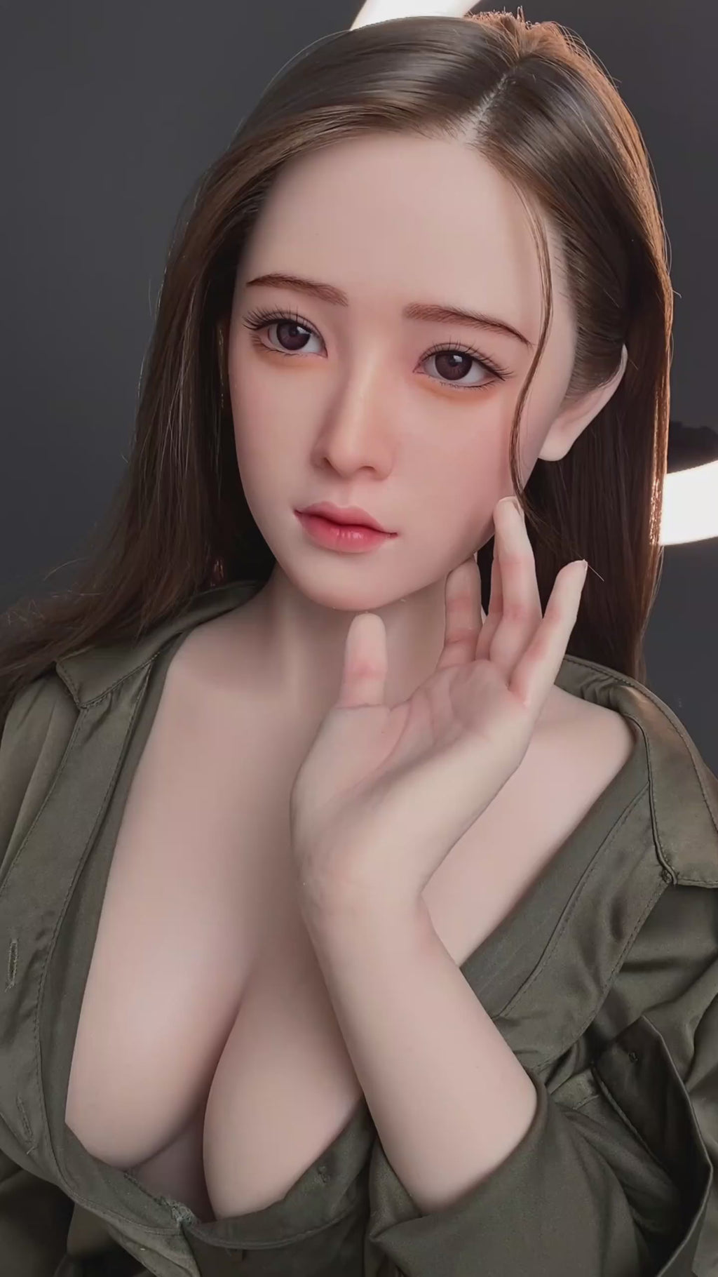 Jane Y. Asian Long Hair C-Cup Realistic Silicone Sex Doll Series
