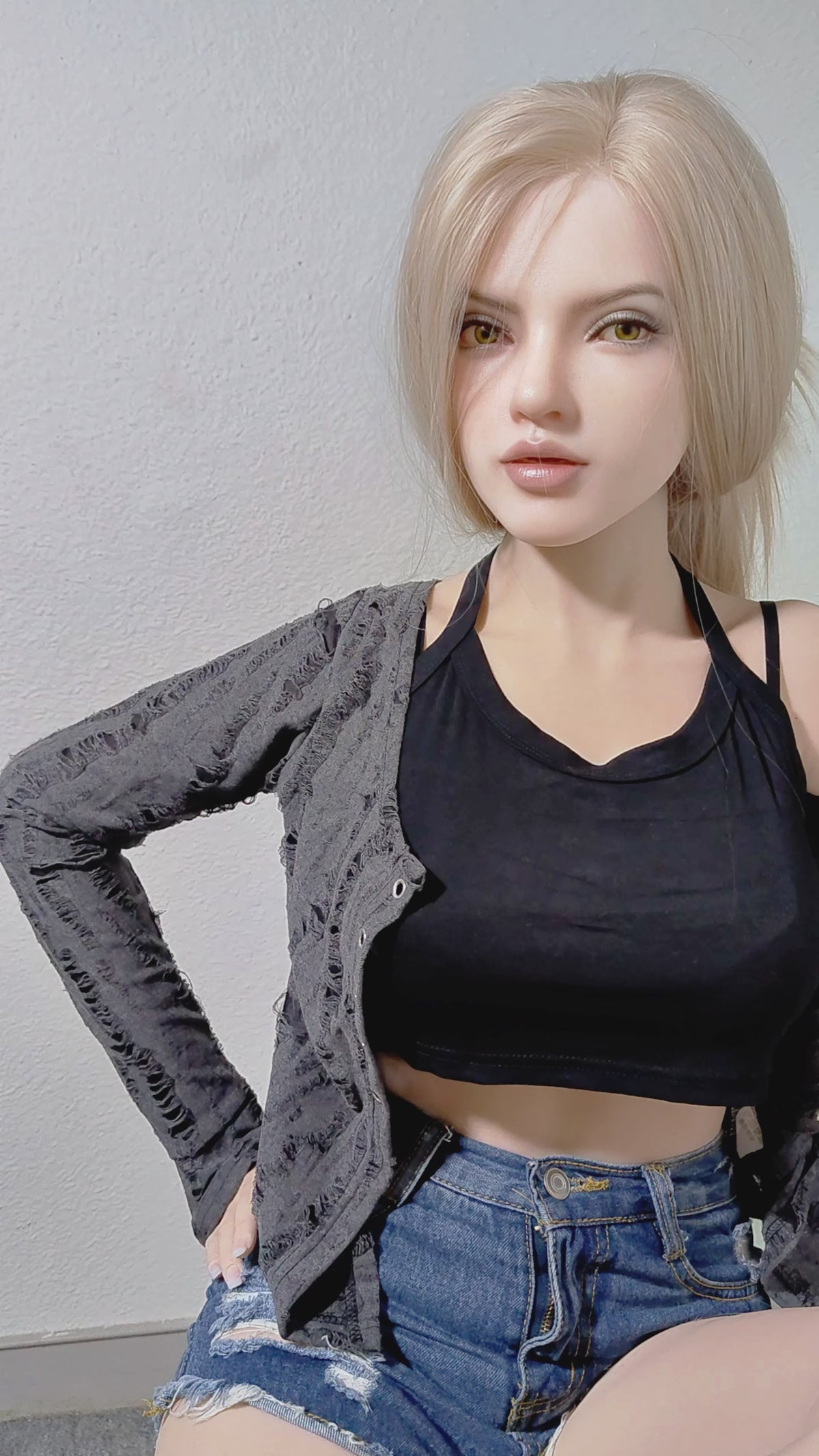 AA-3 Britney 163cm C-Cup Organic Silicone PRO Lifesize Punk Western Style Female Doll
