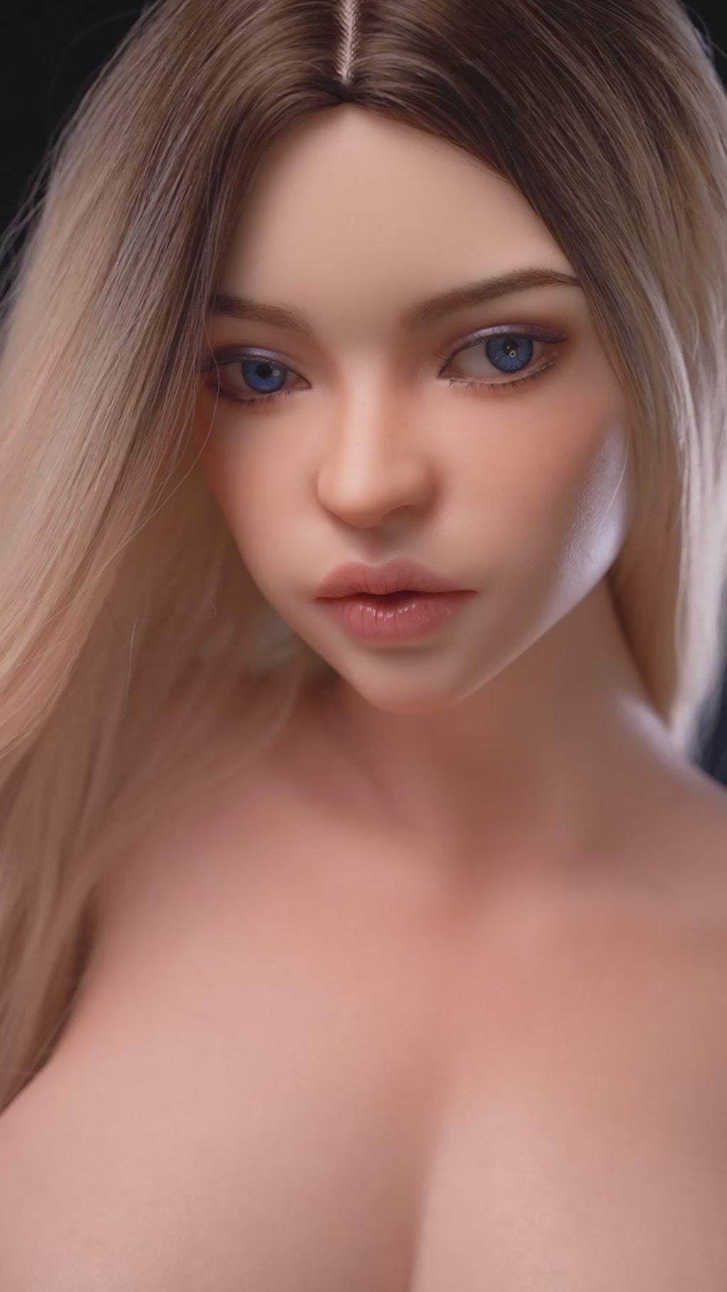 AL-6 F Cup European Summer Beach Girl Style Lifesize Companion Doll Realistic Silicone Head TPE Body