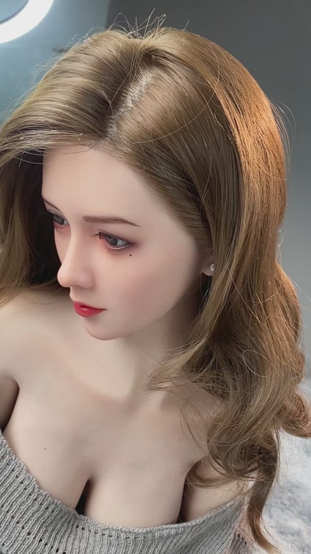 Ella J. Asia D-cup 160cm realistic silicone sex doll series