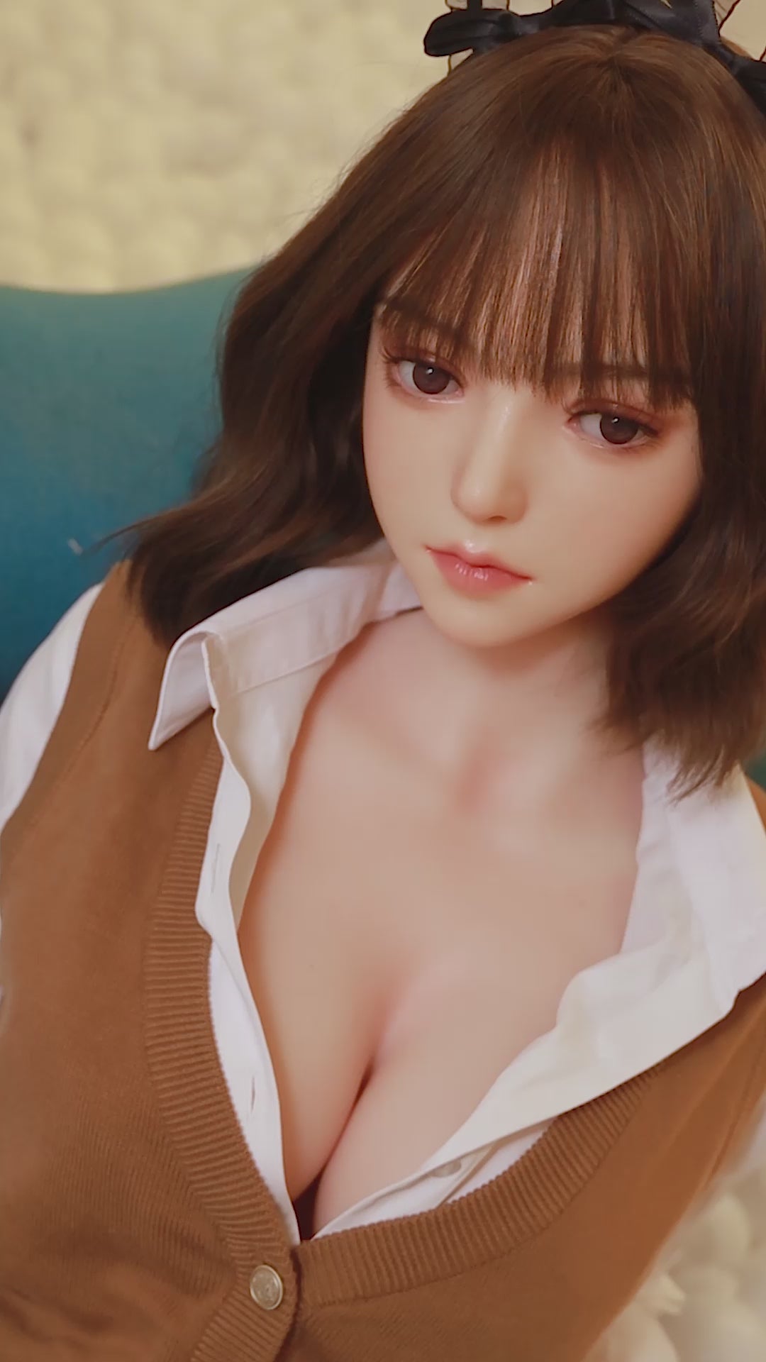 AH-3  Miko 153cm D-Cup Silicone Lifesize Academy Style Bunny Ear Full Body Poseable Companion Doll